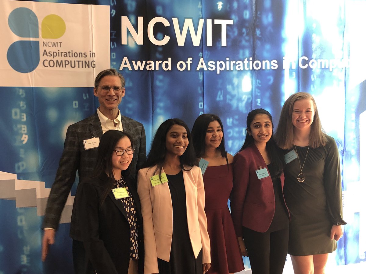 rahnlaura's tweet image. Congratulations to these @LCPS_Academies AET ladies for being recognized by @NCWIT as up and coming women in computer science! @Math_CS_Teach #lcps19 @RahnKatie #CSforALL #lcpscodes