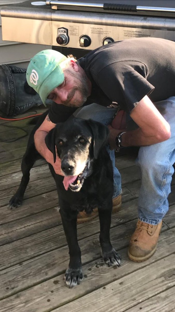 dcwingate's tweet photo. @sipandsink Put this guy down on Tuesday. He was 14 when I got him which was 10 days before my first detox. He died a week after my 15 month anniversary. He made a lot of things easier. RIP-Bear. #stillSober #alcoholisnottheanswer https://t.co/8GG1lBdkIa