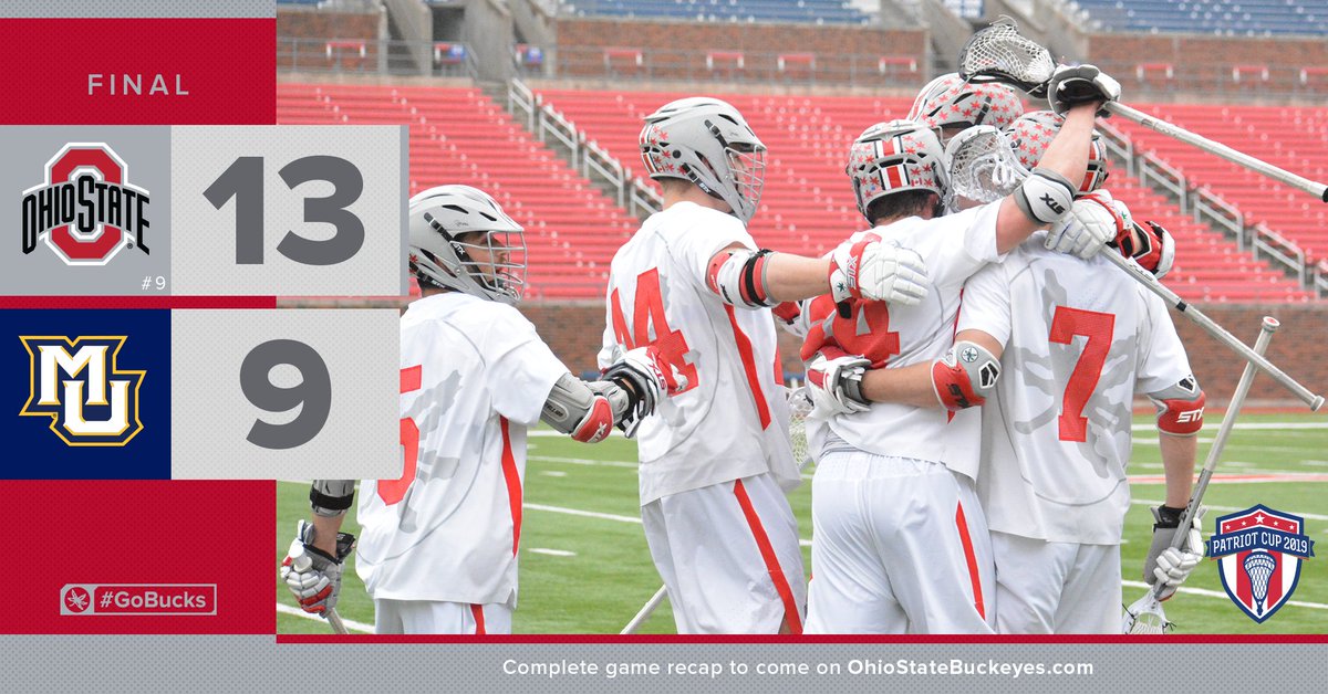 OhioStateMLAX's tweet photo. Coming home with a win.

#GoBucks https://t.co/1M15212BOj