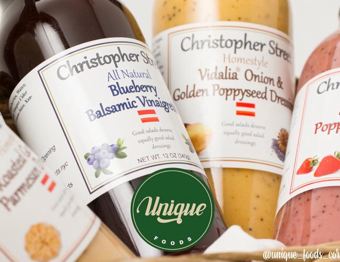 Unique_Global_'s tweet photo. Blueberry Balsamic Vinaigrette is a refreshing addition to any salad
Grab your favorite dressing today!
#Dressing #Flavor #ChristpherStreet #BlueberryBalsamicVinaigrette #EatGood #SweetAndSpicy #AllNatural #UniqueFoods #UniqueFoodsCorp
Order yours today at https://t.co/vK9BblNYZo https://t.co/6KCsRoW9NT
