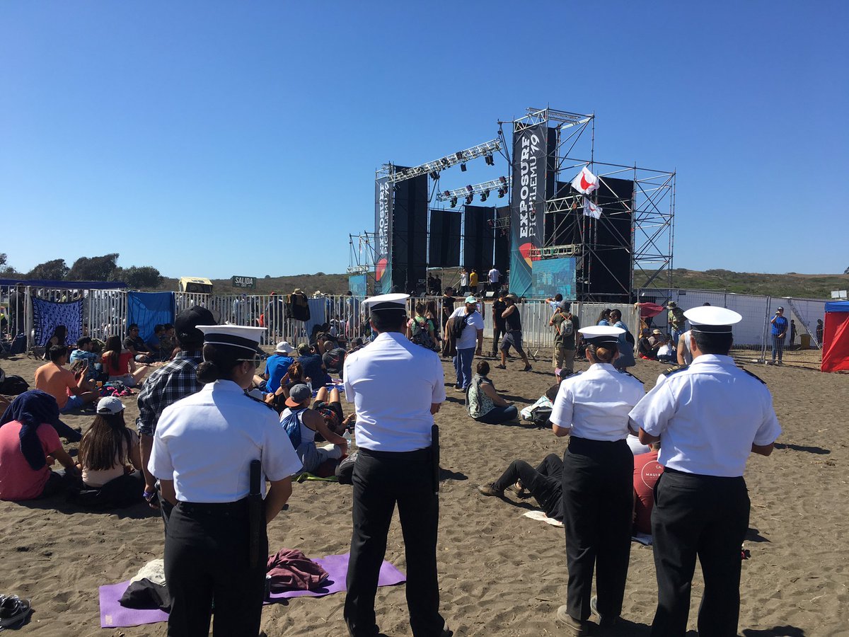 de_pichilemu's tweet photo. Patrulla de Policia Maritima de la Capitanía de Puerto de #Pichilemu realizando labores de seguridad para resguardar la vida humana en el mar en evento #exposurf 2019 #RespetaElMar #VeranoSeguro2019 https://t.co/lnXg3avHXd
