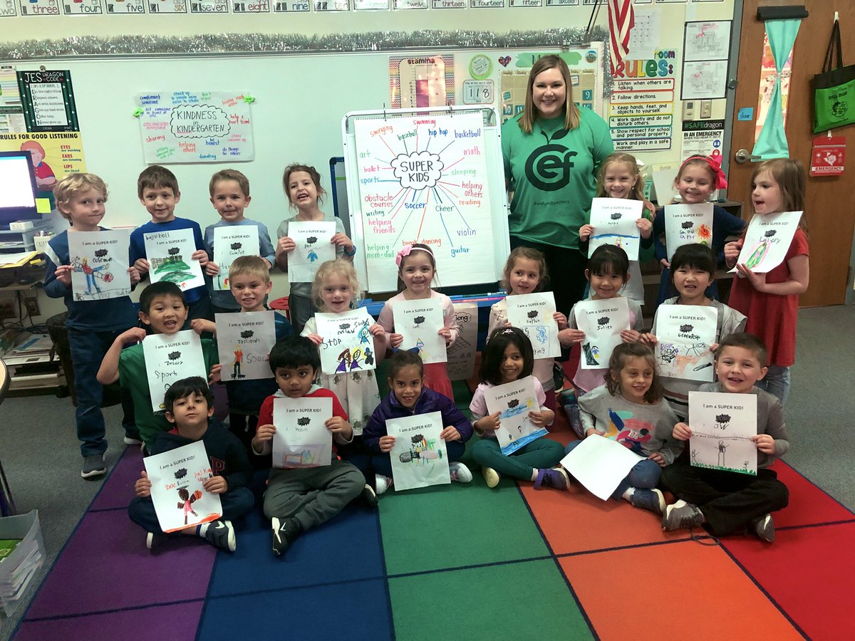 mrs_rohde_'s tweet photo. We are Super Kids!!! #CEFSuperKid #HowToBeASuperKid #SuperKidChallenge https://t.co/BZSFbjkiR9