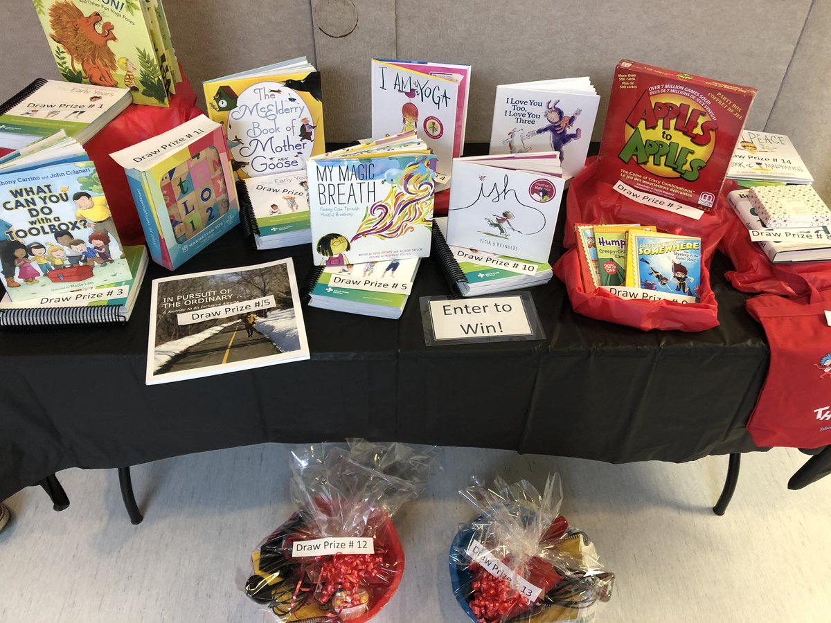 FoothillsChild1's tweet image. Door prizes ready to be won by the participants #CareMatters