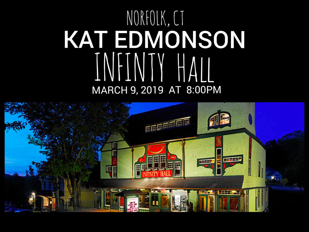 One week until we play @infinityhall in Norfolk, Connecticut!