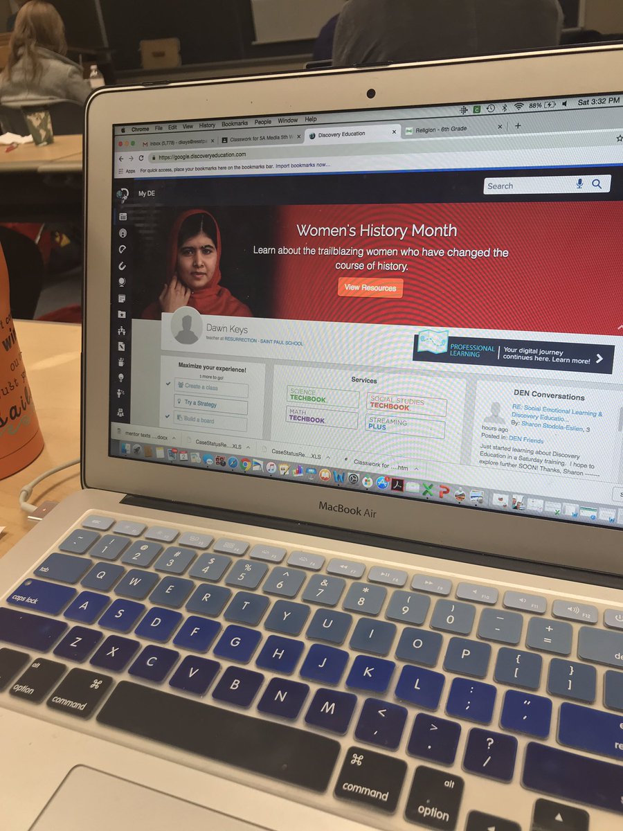 DawnKeys9's tweet photo. Discovery Education is awesome! Can’t wait to use it more effectively in my classroom. Great PD day.....#TeachSignificantly https://t.co/UIFIAtwmq4