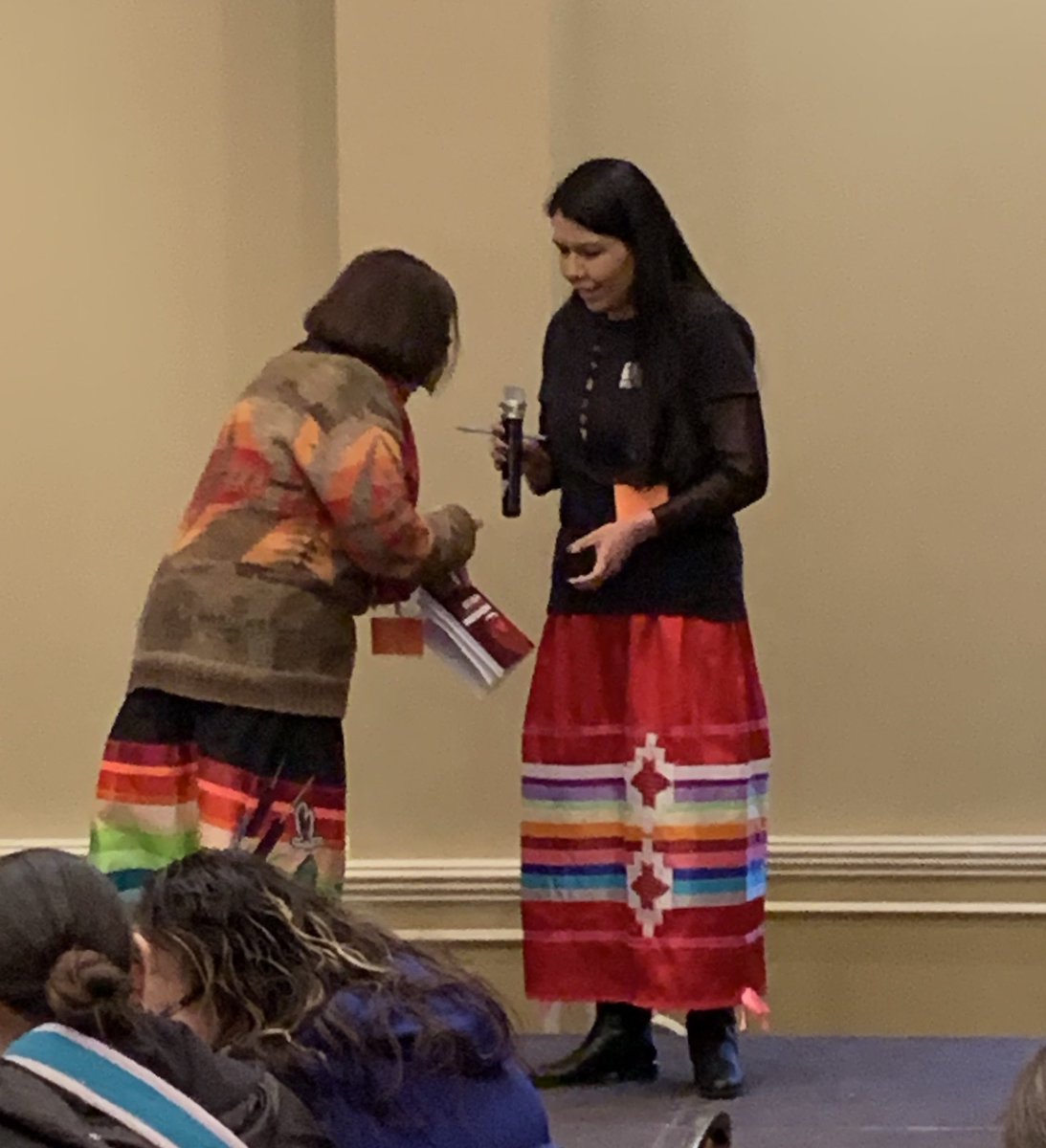 Honouring Our Voices #HOV2019 #MMIW @LowaBeebe  great job Lowa Master of Ceremonies! 🦅👣