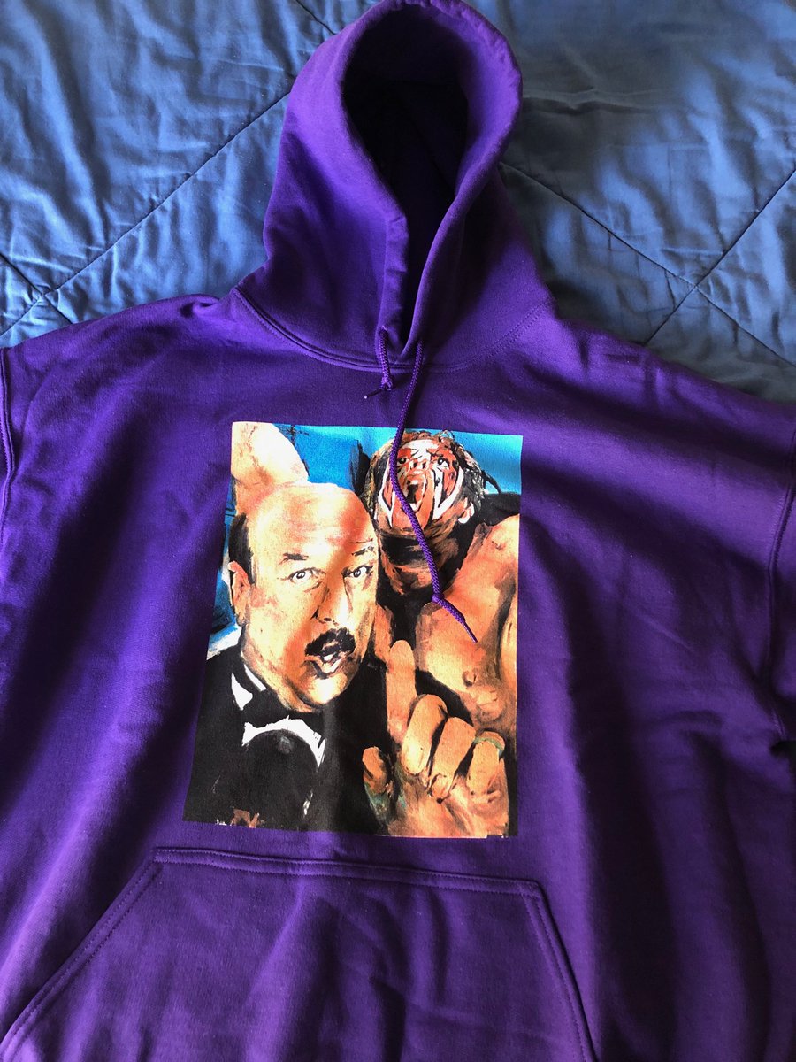 _NathanMcFly_'s tweet photo. Being patient is always a good thing! @WESTSIDEGUNN good looking for the 🔥🔥🔥🔥 merch. Definitely worth the wait! #GXFR #BLIENTELE @GriseldaRecords
The #wrestlemania drip going to be ridiculous!! https://t.co/rYgX49Kusa