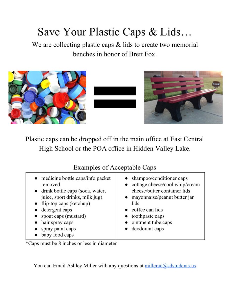 ECstudentsec's tweet photo. SAVE YOUR CAPS‼️ A lot are needed!!! Any questions message this account or @ashem2000 #BBB8 #FoxStrong https://t.co/rNfOW3xdvT