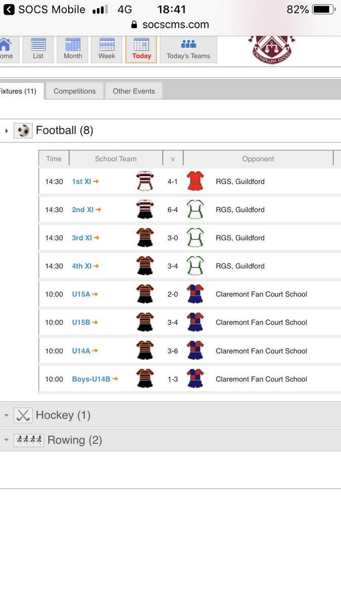 It was a goal bonanza today <a href="/ShiplakeFooty/">Football | Shiplake College</a> with 47 goals shared between ourselves <a href="/RGSGuildford/">RGS Guildford</a> and <a href="/CFCSchool/">Claremont Fan Court School</a> . Thanks to both for some cracking matches!