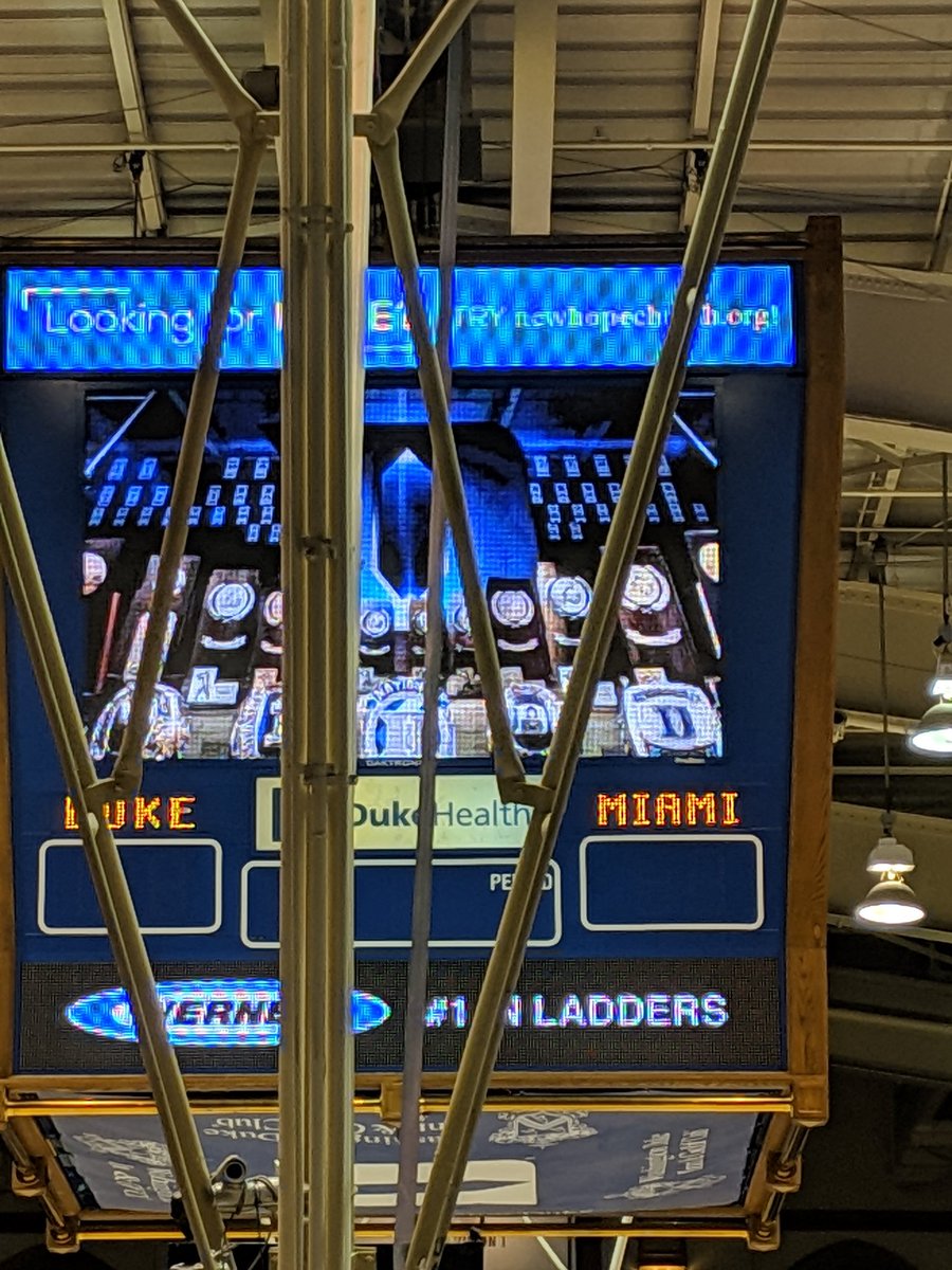 woot_77's tweet photo. @Daktronics You need to talk to @DukeMBB about a new about a new media hub https://t.co/2KBd9uGJrO