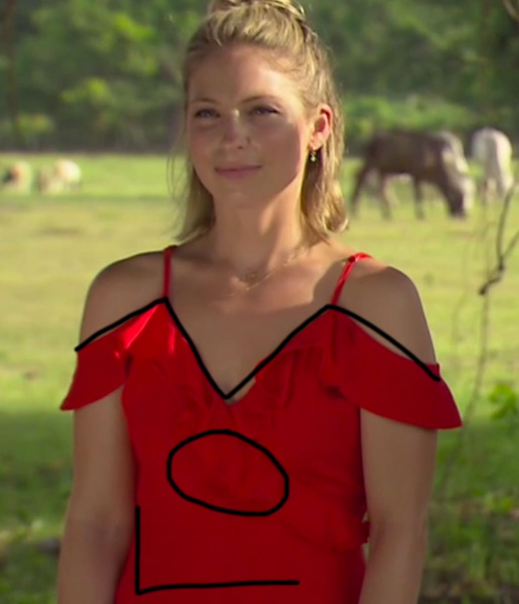 En ook nu heeft Sarah weer kleding aan waarin je een M kunt zien! #widm #moltalk Oh en zag je haar knikken toen Rick het over de mol had.. :)