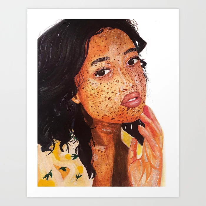 carelenna's tweet photo. I added more of my art pieces online to shop https://t.co/YUlNV28goa !! Tag @salemmitchell so she sees the portrait I did of her!! #salemmitchell #blackart #carefreeblackart #melaninpoppin https://t.co/fCMKqUBt3i