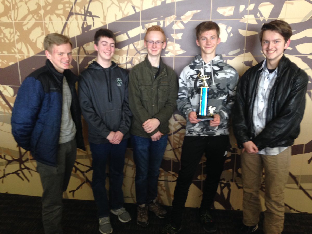 NugentGrcss's tweet photo. WC Quiz Bowl team brought home two trophies from the Holland Invitational. Varsity took third place against very tough competition, with a final record of 7-2. JV won their tournament with an overall record of 8-1. https://t.co/w49sLyORUj