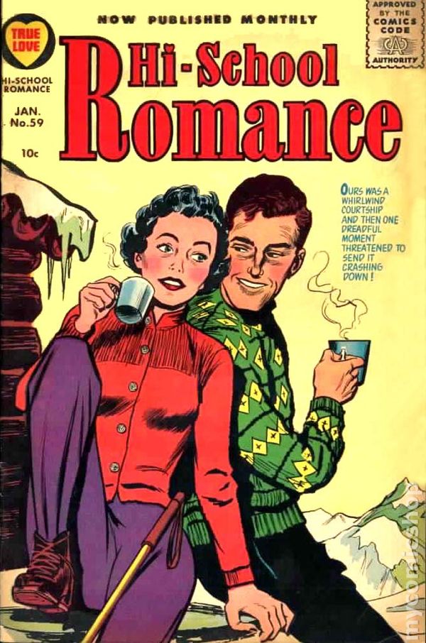  #comics  #delinquencyWertham was always playing catch-up. Point to Superheroes, and the industry moves to Crime. Point to Crime, and it moves to Romance. Wertham sawy romance comics, that 'gave a false impression of love and life', as sugar coated poison.