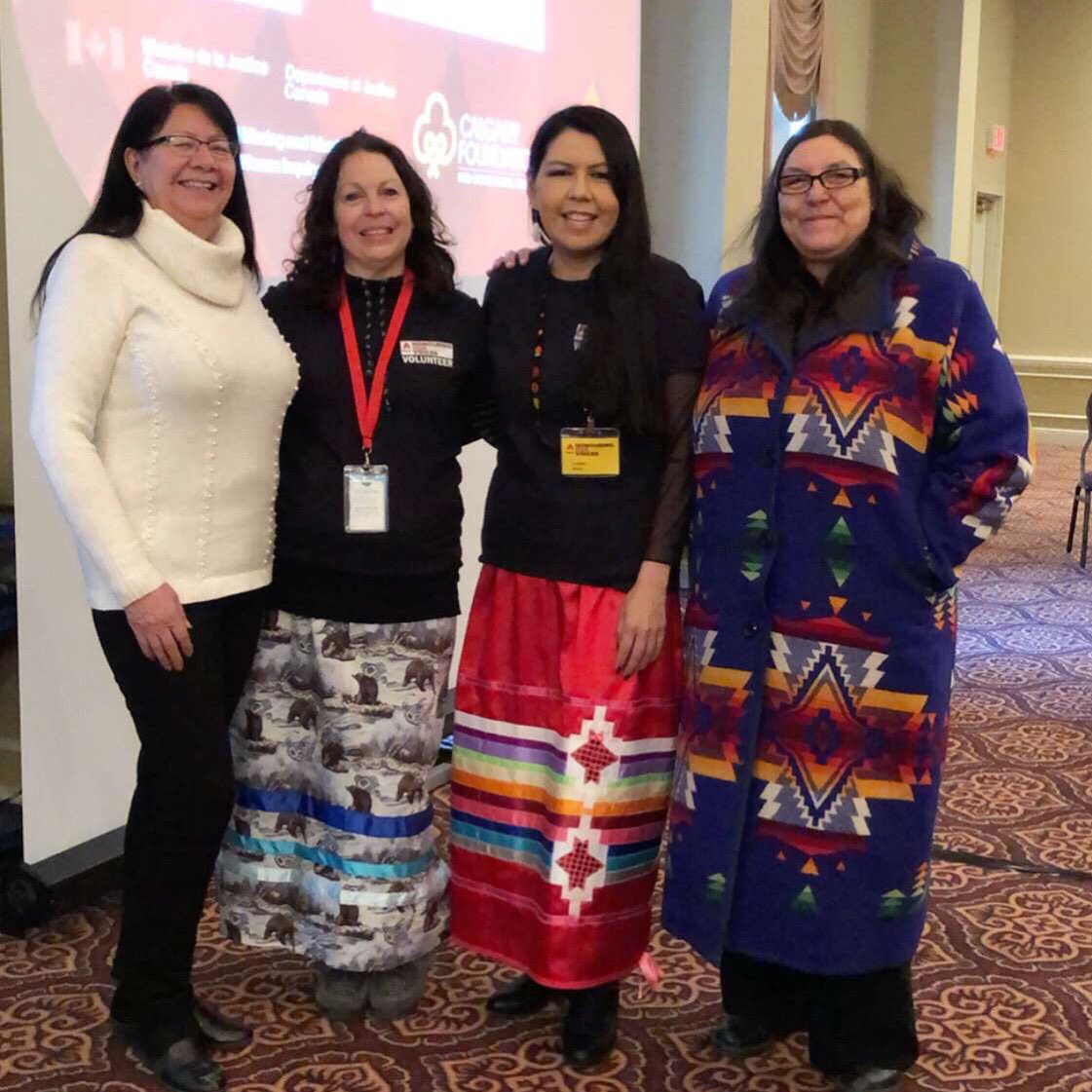 At Honouring Our Voices on the final day with some of my role models who are strong Indigenous women: Veronica, Katelyn & Monica ❤️💕🙏🏽#thankful #friends #family #HOV2019 #community #indigenous