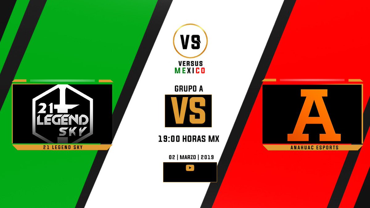 GRUPO B

PRIMER PARTIDO 

🆚: @Sky21Legend - <a href="/AnahuacCR/">Anáhuac Clash Royale</a> 

#⃣: #VERSUSMX

📅: 02 de Marzo del 2019

⏰: 19:00 pm Hora centro de México

¿Quien lograra llevarse este encuentro? 🤨