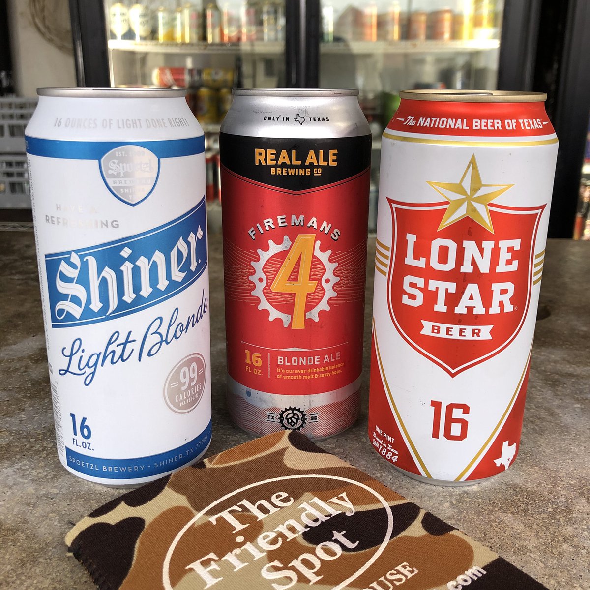 thefriendlyspot's tweet photo. Happy Texas Independence Day Friends! #friendlycan $3 @lonestarbeer tallboys, $3.50 @realalebrewing Fireman’s 4 tallboys &amp; $4.50 @shinerbeer Light tallboys #veryfriendly #craftbeer #cocktailsontap #friendlyeats #southtown https://t.co/ghH9OjpNQI