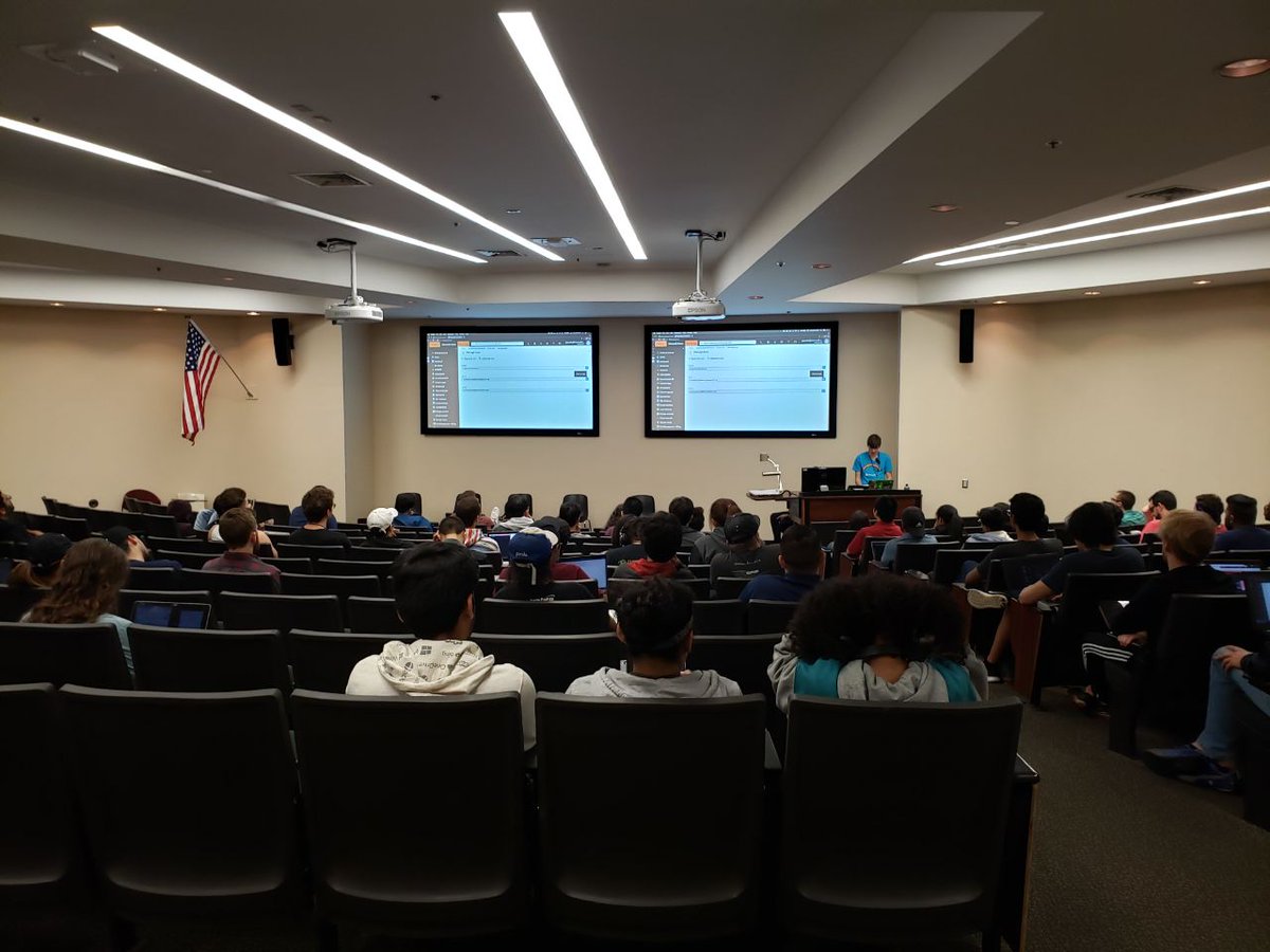 TylerLeonhardt's tweet photo. Demo'd some JavaScript @AzureFunctions + #CognitiveServices at @TechknightsUCF #KnightHacks today!
3 years later...
ππ¨βπ» I got the opportunity to talk at my university, @UCF
ππ¨βπ» At the hackathon that I helped start, #KnightHacks
π¬π¨βπ» And @Microsoft sent me π
#microsoftlife https://t.co/IDaIGUoqVU
