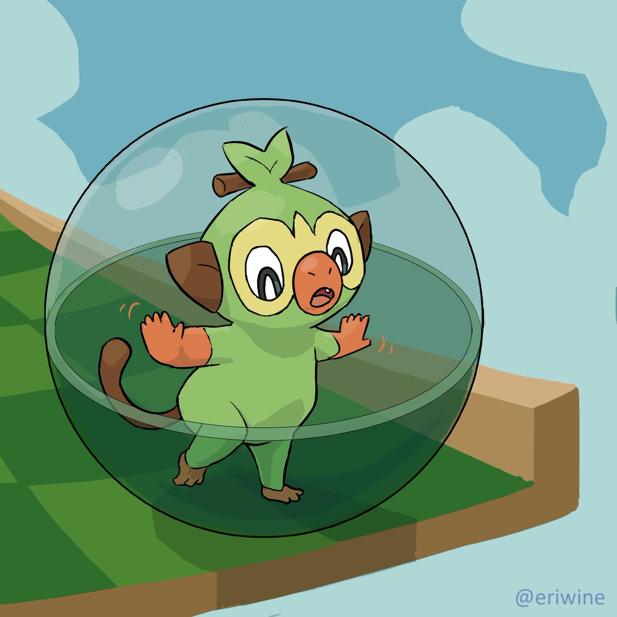 grookey on the ball