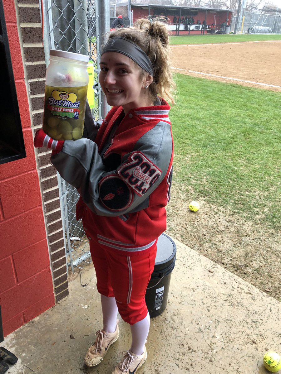 CoachPouncy's tweet photo. It’s a big “dill” to be a good teammate, and these Seniors have been some of the best! The first of many “dilly awards” were given this weekend as the girls softball team won 3 consecutive games! Go Marcus! #itsabigdill #dillyawards #allteamnome  @marcus_softball https://t.co/KOgeE2OgkP