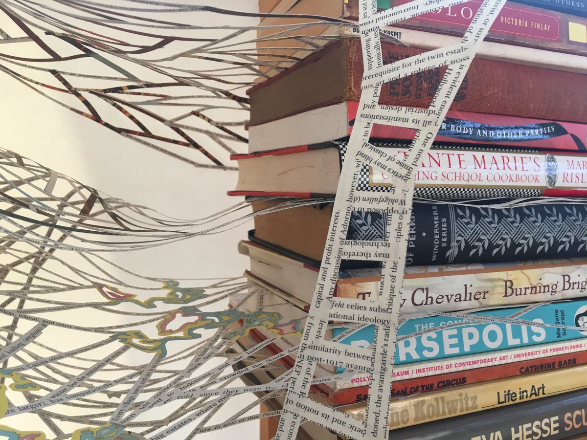 RedwoodCity's tweet photo. Join @visitRWC and Fung Collaboratives for a free public opening reception on Saturday, March 9 at 4 p.m. at the Art Kiosk at Courthouse Square. "Incubator" is composed of approximately 2,000 books, creating book "towers" that celebrate women. https://t.co/2cppNcvU2R