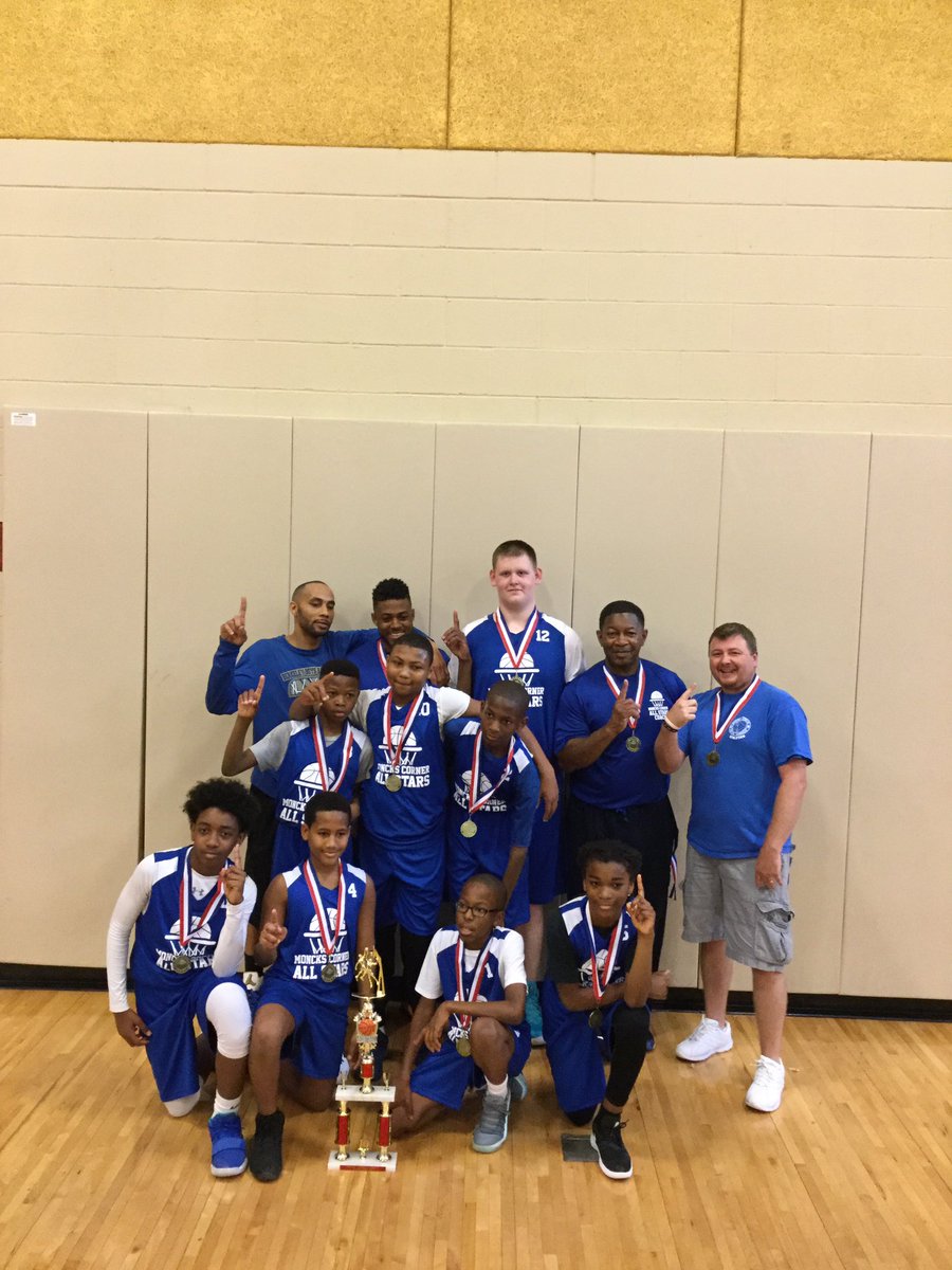 Moncks_Corner's tweet photo. CONGRATULATIONS to our first ever 12U Southern District 2 all star basketball champs! They will play for a state championship next Saturday in Marion. #ChampChamp #History #GoMoCo #WeAreMoncksCorner @StagsBoysBBall https://t.co/OCy8ndElnq