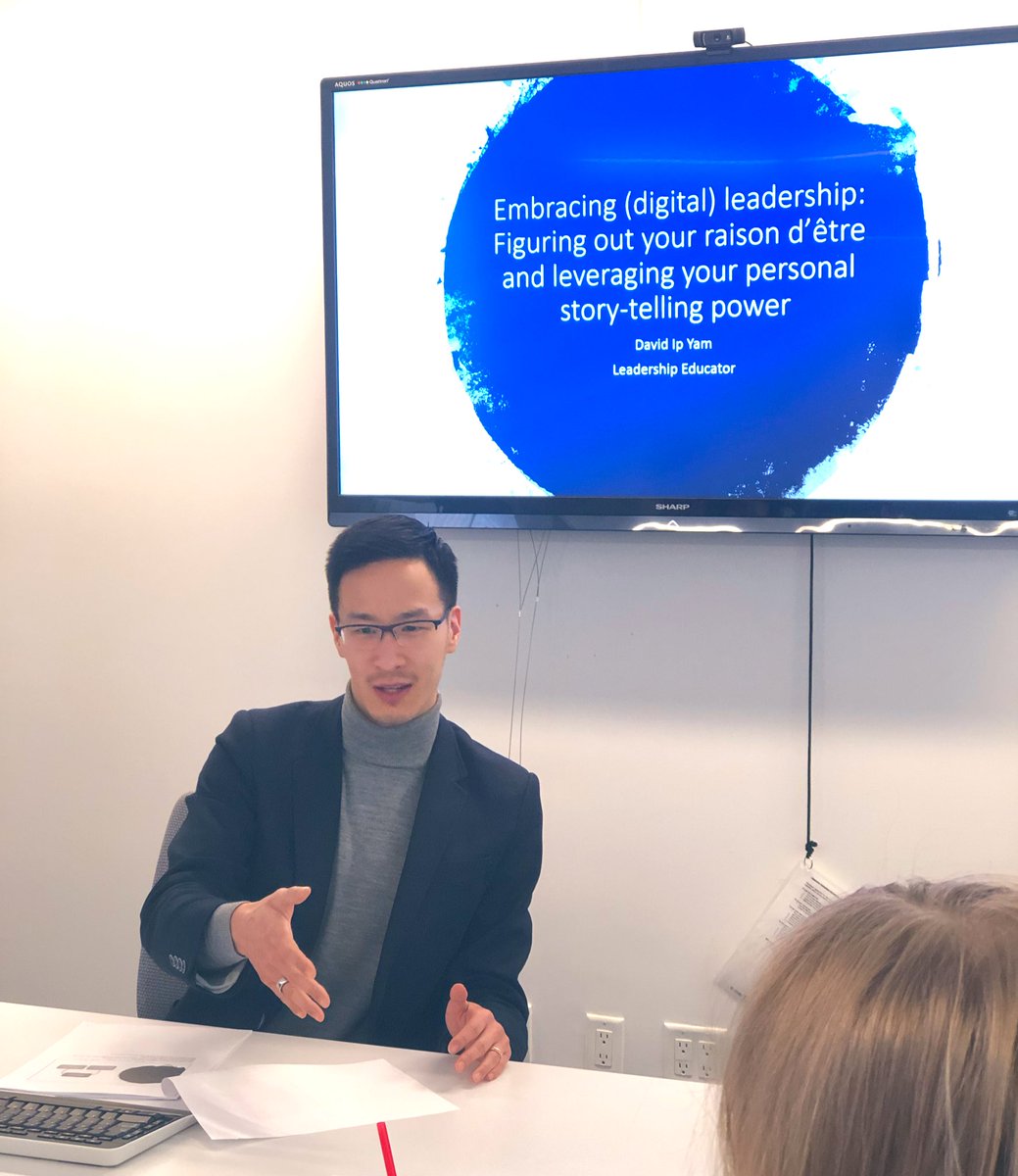 FrancetteM's tweet image. Rather than asking “Who do I want to become?”, ask yourself “Who am I becoming?”, because we create our future in the present. - @davidipyam talking to #TeamAwesome on #DigitalLeadership