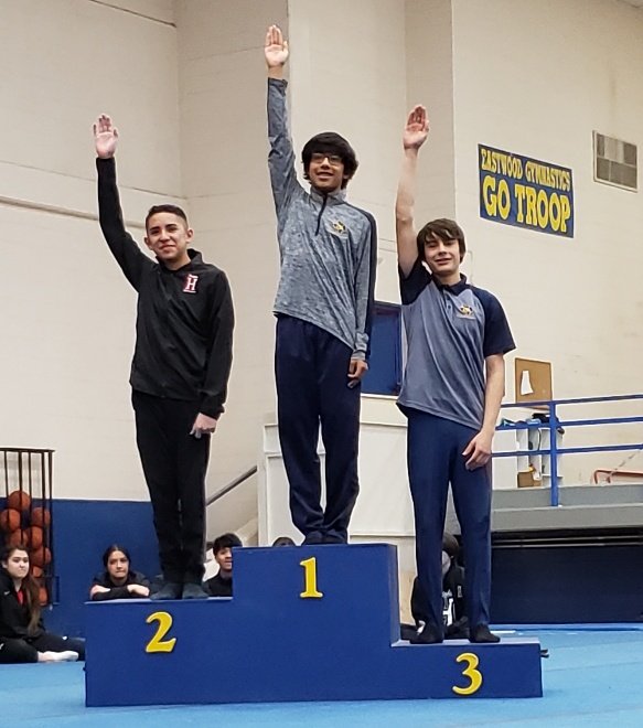 EHS_Gymnastics's tweet photo. Final regular season meet is in the books!

Congratulations to all gymnasts!

Time to get ready for district meet in two weeks!

Let's go!

#GoTroop
#TrooperNation

@EastwoodHQ | @EastwoodSports 
@YsletaISD https://t.co/vVa1Oc3BtF