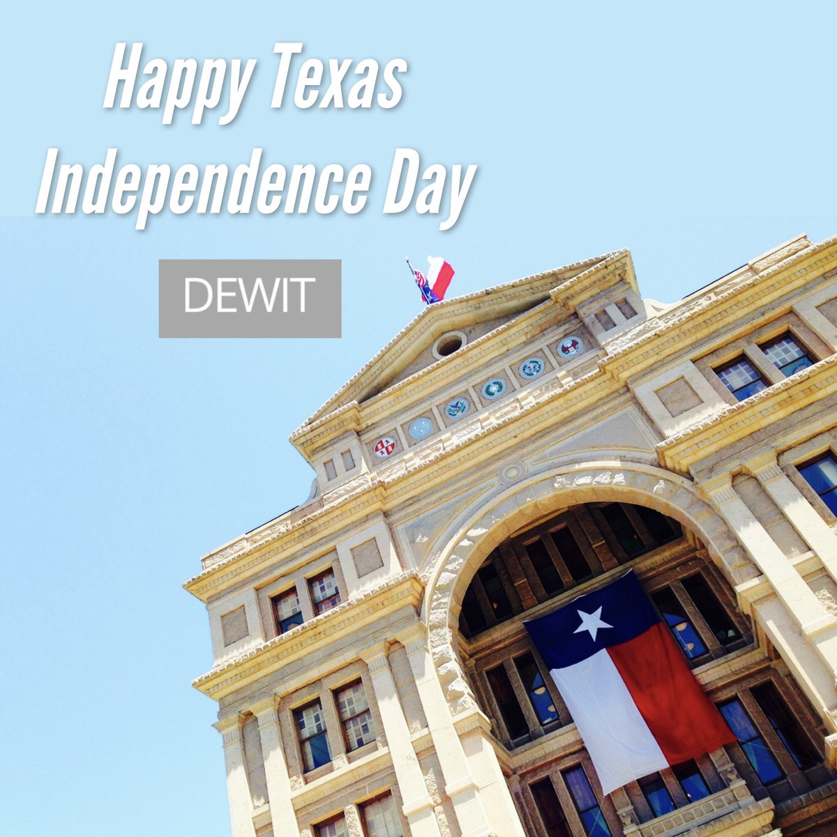 At DEWIT, we’re proud to keep the independent spirit of our state alive by helping hard-working Texans find meaningful digital employment for their future. Happy #TexasIndependenceDay!