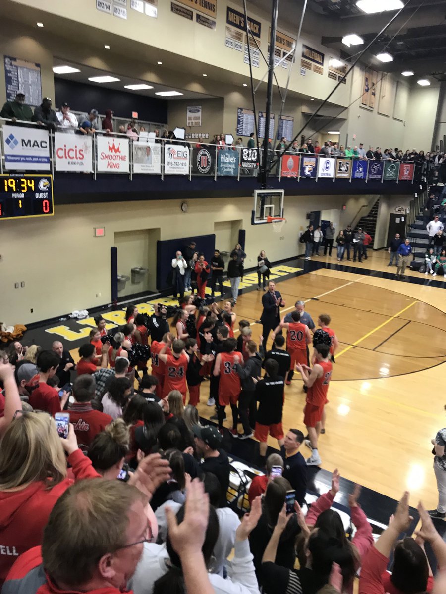 PlattsburgHS's tweet photo. The Plattsburg boys defeat Skyline 51-49.  Advance to the Class 2 state tournament.  Go TIGERS! https://t.co/Jp05LIv9wb