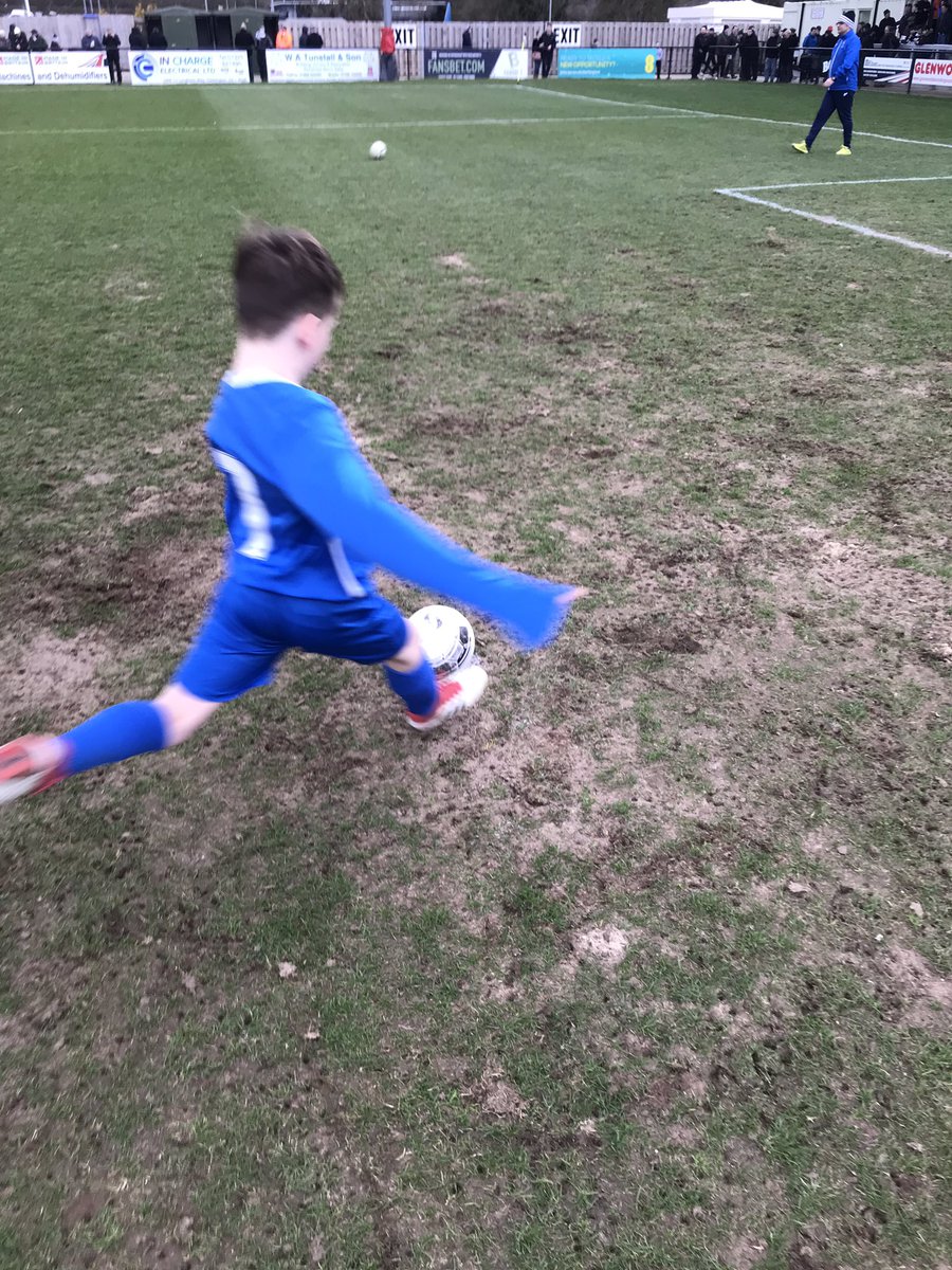 DfcProg's tweet photo. Photos of Barnard Castle taking penalties and meeting the players pre match... spot who didn’t show their face in the dressing room!! 🤣@Official_Darlo https://t.co/FBBRHn7Aux