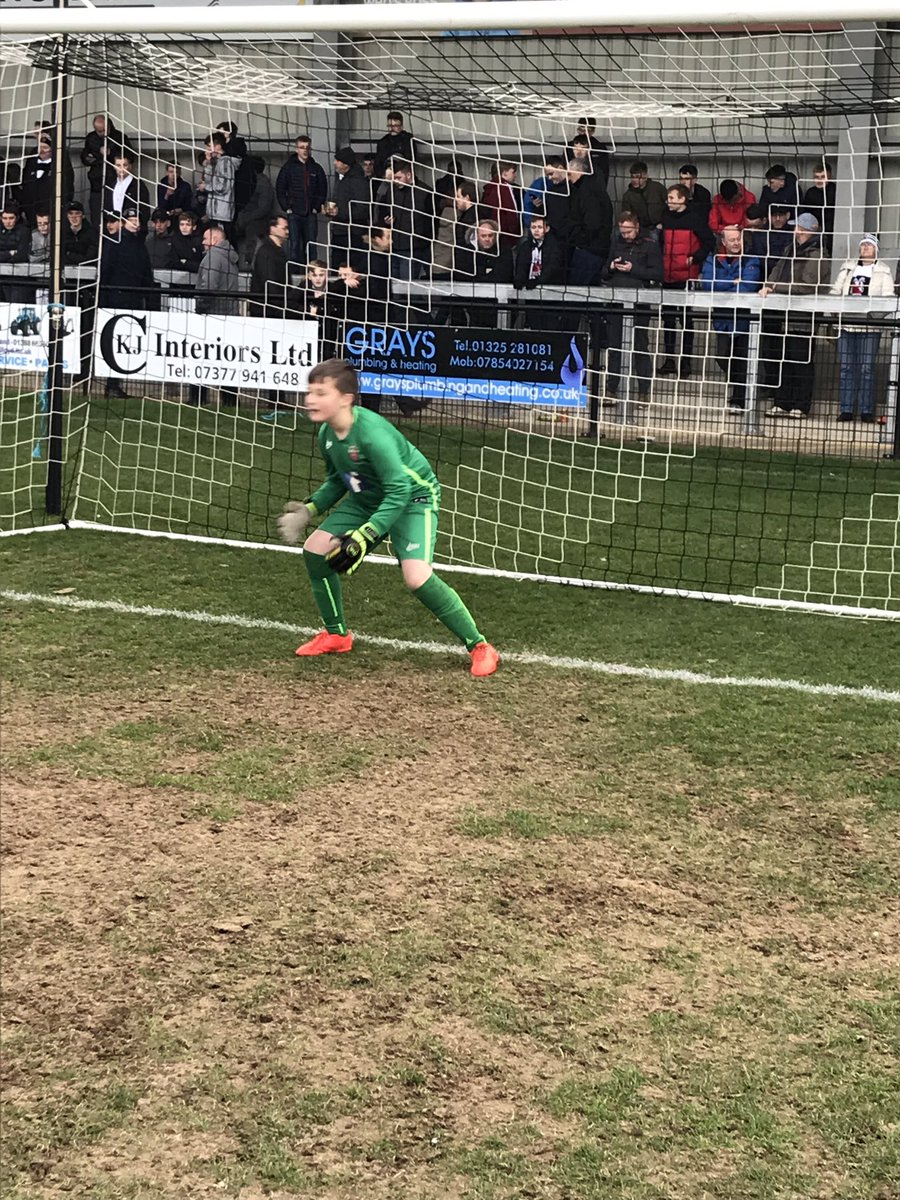DfcProg's tweet photo. Photos of Barnard Castle taking penalties and meeting the players pre match... spot who didn’t show their face in the dressing room!! 🤣@Official_Darlo https://t.co/FBBRHn7Aux