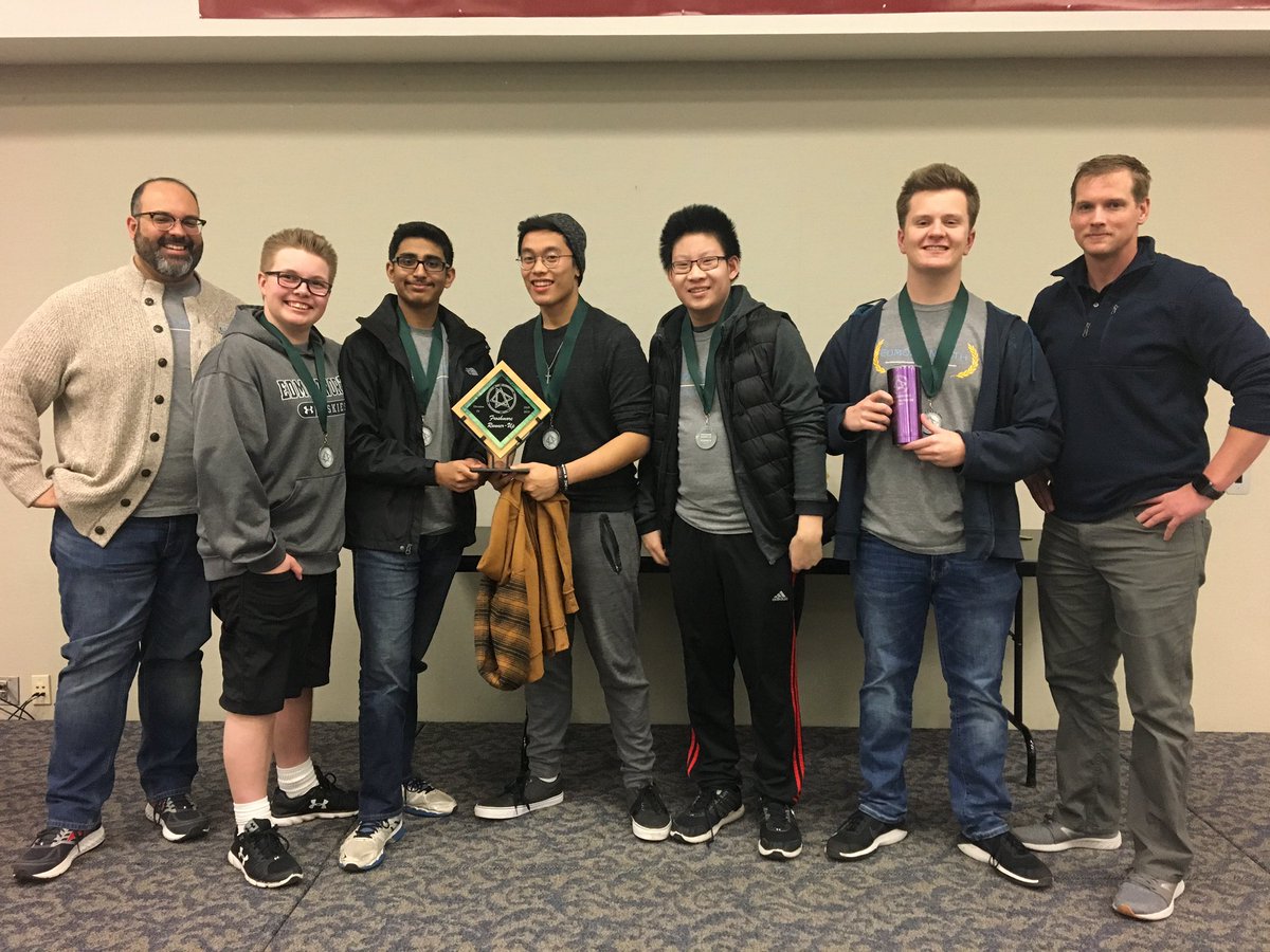 moeckel56's tweet photo. So proud of our team!  Second place at the froshmore #OAAC State academic team competition today! Great day for these students!#EPSLeads https://t.co/tm7A7FsUIq