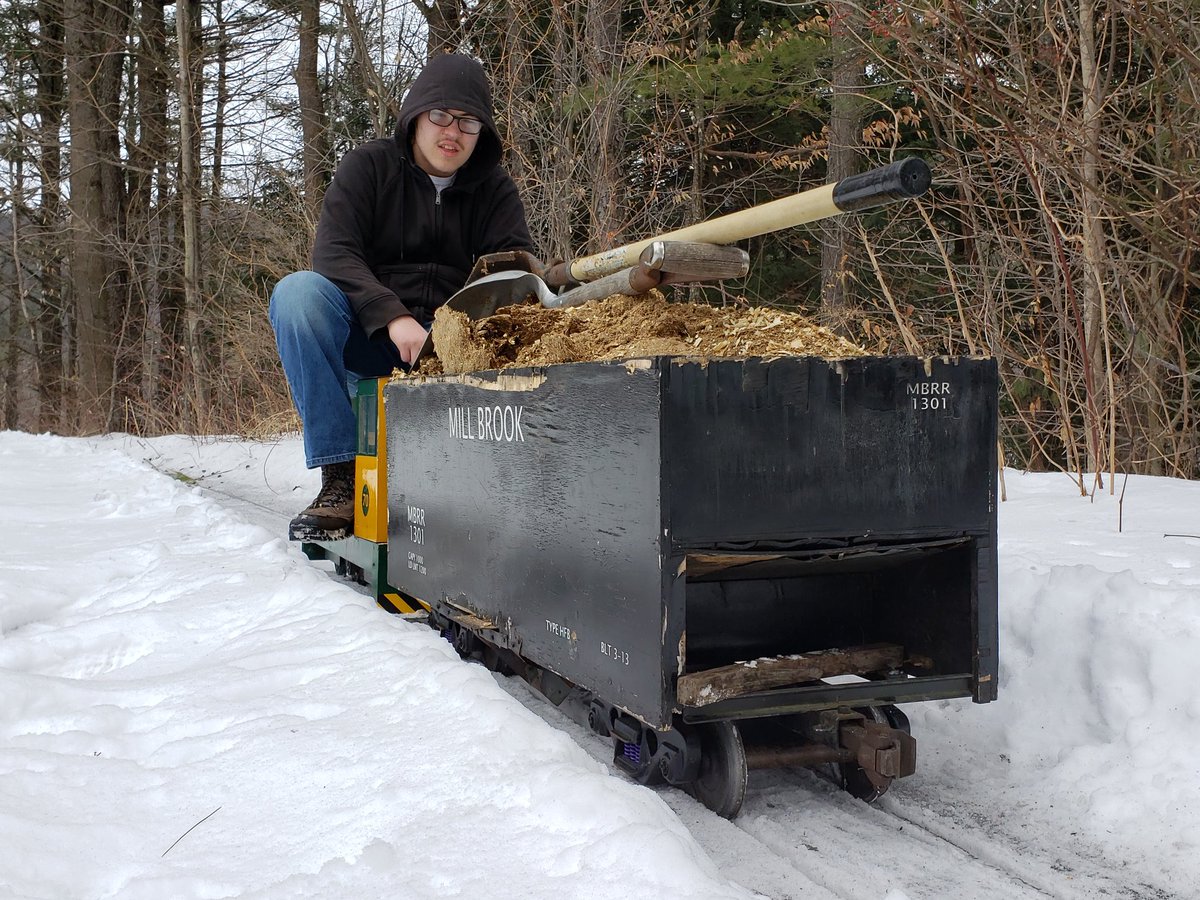 Today's news: Cleaning out the chicken coop gave us symbol freights CSX-1 and CSX-2, the Chicken Scrap Express. We definitely need more than one hopper car.
