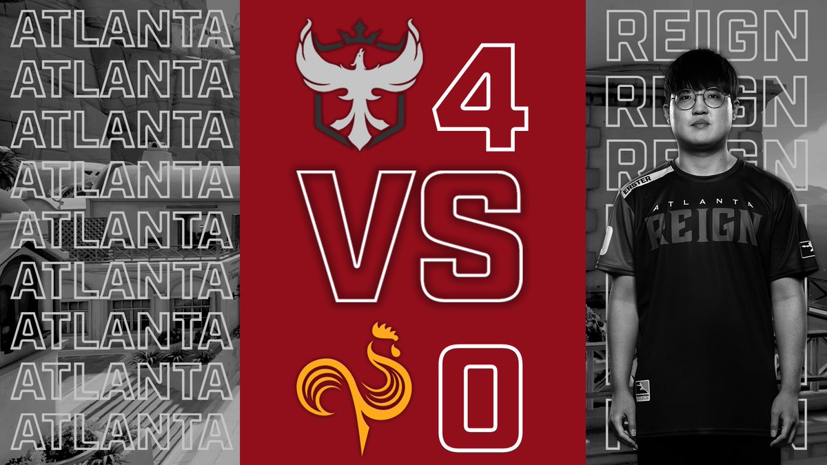 ATLReign's tweet photo. There will be no surrender, there will be no mercy — we #ReignEternal!
The Phoenix burns the Cockatrice as we hand @ParisEternal their first @overwatchleague loss with a dominate 4-0 showing, ggs.
#OWL2019 #LetItReign https://t.co/pF8hI5jG7A
