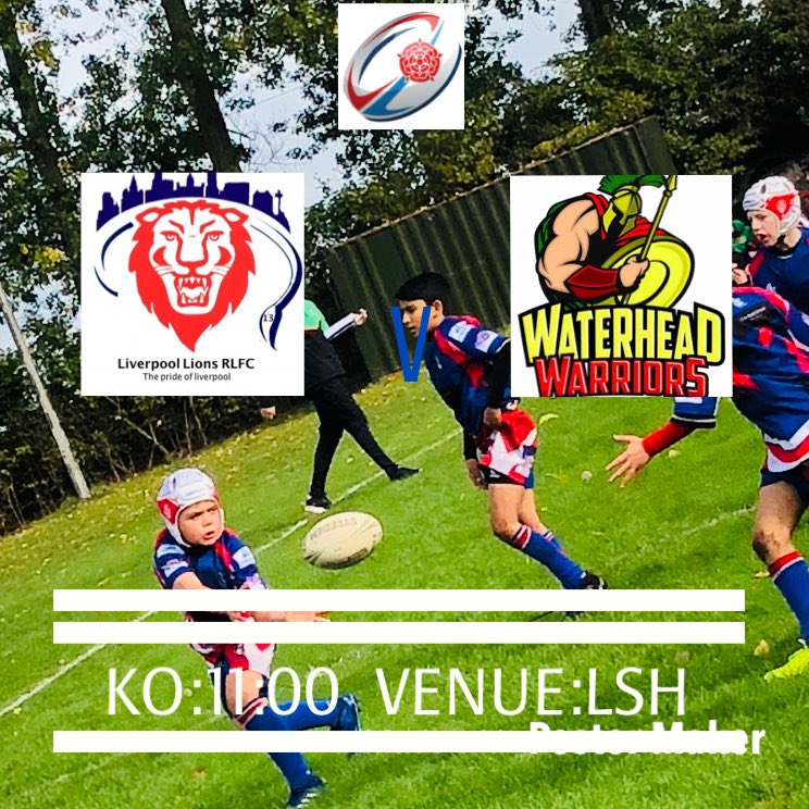 Game day for the Lions tomorrow!

🏉<a href="/LionsU10s/">Liverpool Lions U10’s</a> v Waterhead Warriors

⏰ 11:00am

🏟LSH, Moss Lane 

 #liverpoollionsu10s #RugbyLeague