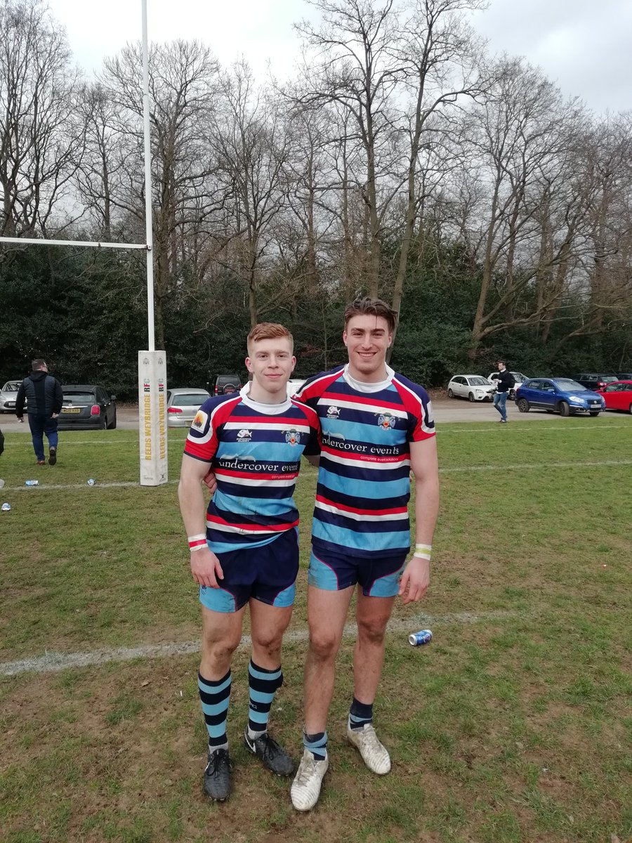 StegmannKat's tweet photo. Such a proud moment today watching the lil bro Chris Stegmann playing (no. 14) ace with his team! 95-0! Making them Surrey 1 Champions with four matches to go! Well done 1st XV @reedsweybridge! #TeamWorkMakesTheDreamWork #Rugby https://t.co/AMc0hCHy78