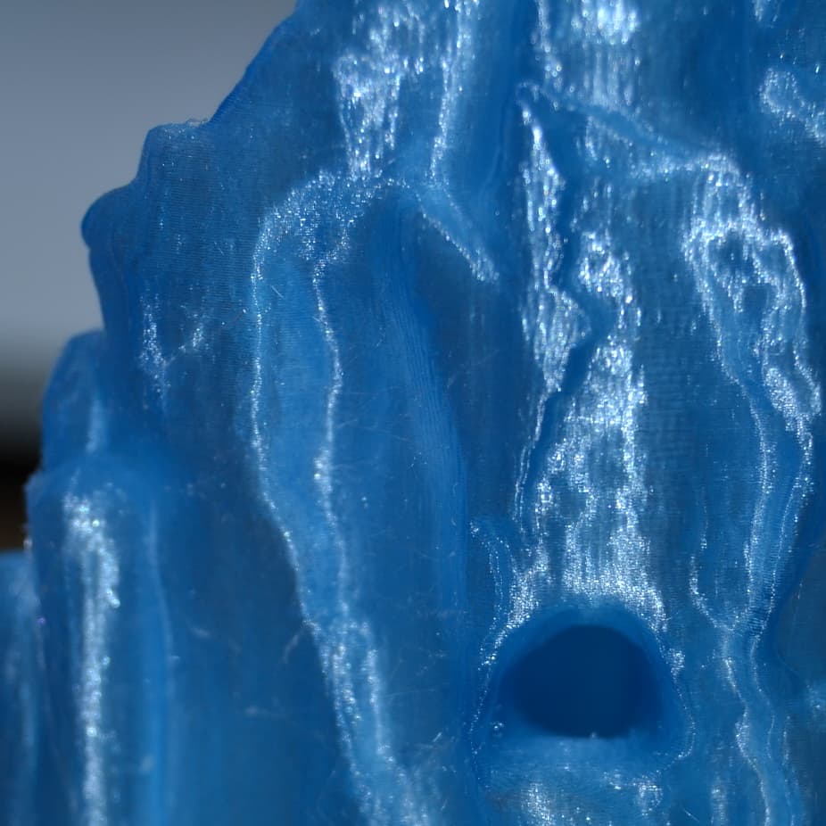 de3dprintman's tweet photo. This Frozen Castle (@MyMiniFactory Object:52867) is printed on the #YAN3Dprinter by @FurlingTech in 0,1 mm layers and 10% infill and scaled down to 50%. I used the beautiful Iceland Blue #CrystalClearPLA by @Fillamentum and it came out great.
#3dprinting https://t.co/aGnRH1a2Rk