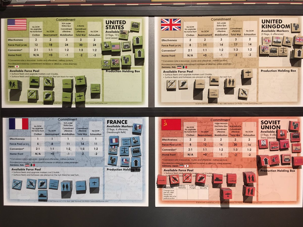 MeepleHeroes's tweet photo. Finished the magnetic counters for Cataclysm from GMT. Will start learning the game tomorrow! 3rd photo shows a mixed stack as a test. 10 counters mixed front a back is probably the max height I can get on these modified 1/2 inch counters. @gmtgames #MHvertical #hexandcounter https://t.co/YA4wI6LLTJ
