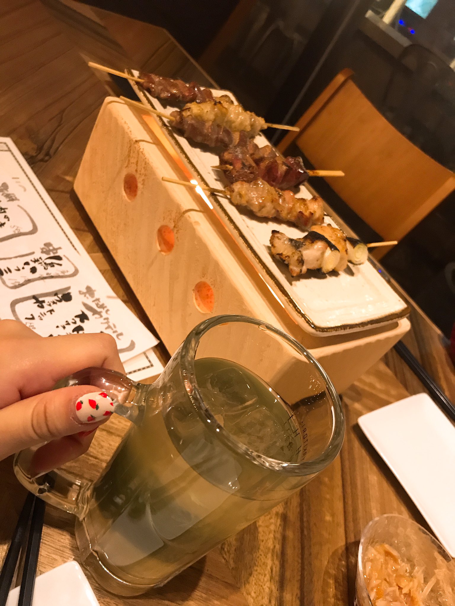 みさきち 朝sui 昨日は恵比寿の焼き鳥屋さんの レセプションに行ってきたお オシャレだった 恵比寿 焼き鳥しょうちゃん 迎え酒 T Co Wxj5cyhj9l Twitter