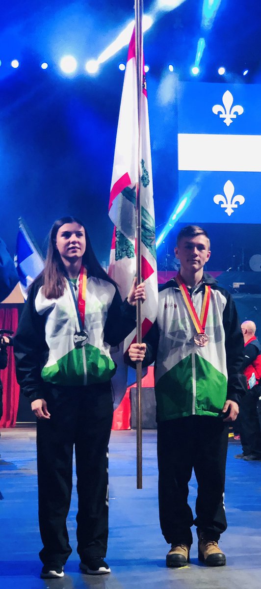 Team_PEI's tweet photo. Team PEI flag bearers! https://t.co/kh3doYNeGe