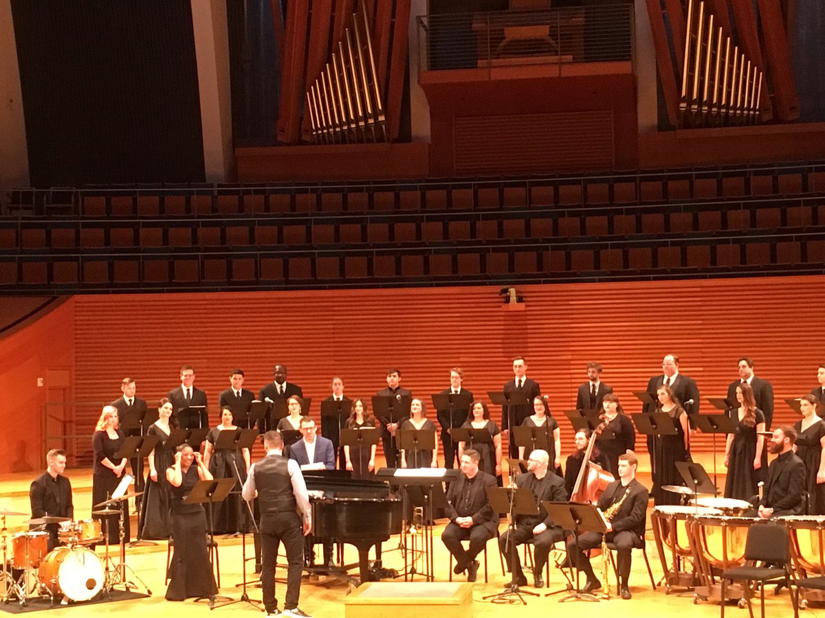 ⁦@Will_Todd_Music⁩ US premier of Passion Music with ⁦<a href="/KantoreiKC/">Kantorei KC</a>⁩ ⁦<a href="/ACDANational/">ACDA</a>⁩ ⁦@KauffmanCenter⁩