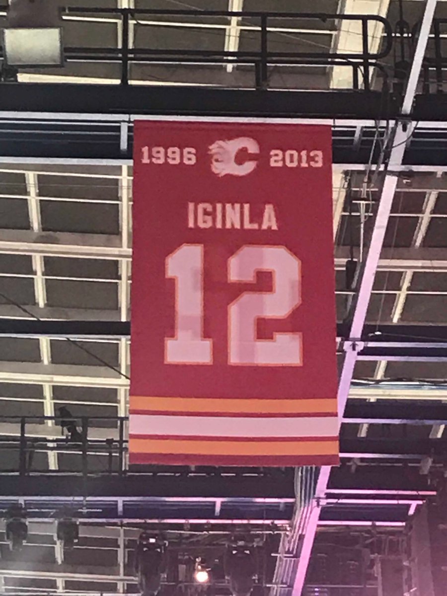 There it is!  Our eternal captain in the rafters!