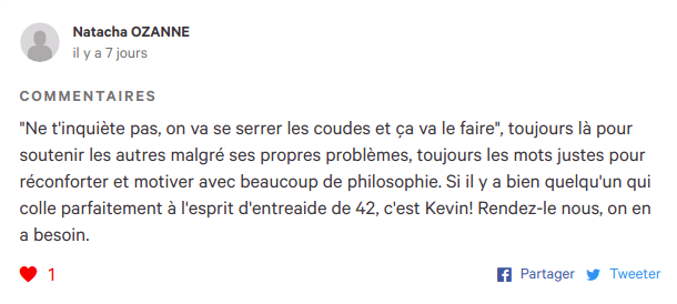SolidariteK's tweet photo. Se formant en #blockchain à @42born2code, Kevin fait l'unanimité. Brillant, incroyablement généreux, loyal, inspirant.. @Prefet_82, @EmmanuelMacron, @mounir, @Anne_Hidalgo @Place_Beauvau accordez lui une chance. 
https://t.co/1eXQ8ozJR0

#NonALExpulsionDeKevin
#SolidaritéKevin https://t.co/AvyMbSef9j