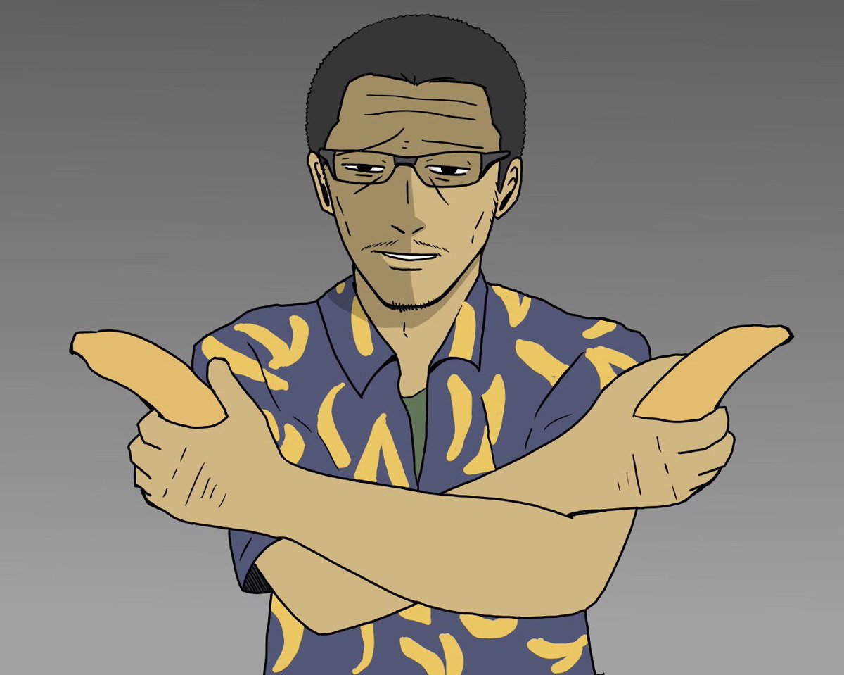 FPS等のプレイ絵日記を書くにあたって銃を描く事は避けられないのだけど、僕の画力では銃を描けないのでバナナに差し替えてます。ゲムスパがモデルガンを買ってくれたらちゃんとした銃を描きます
https://t.co/a7XtkAxisk