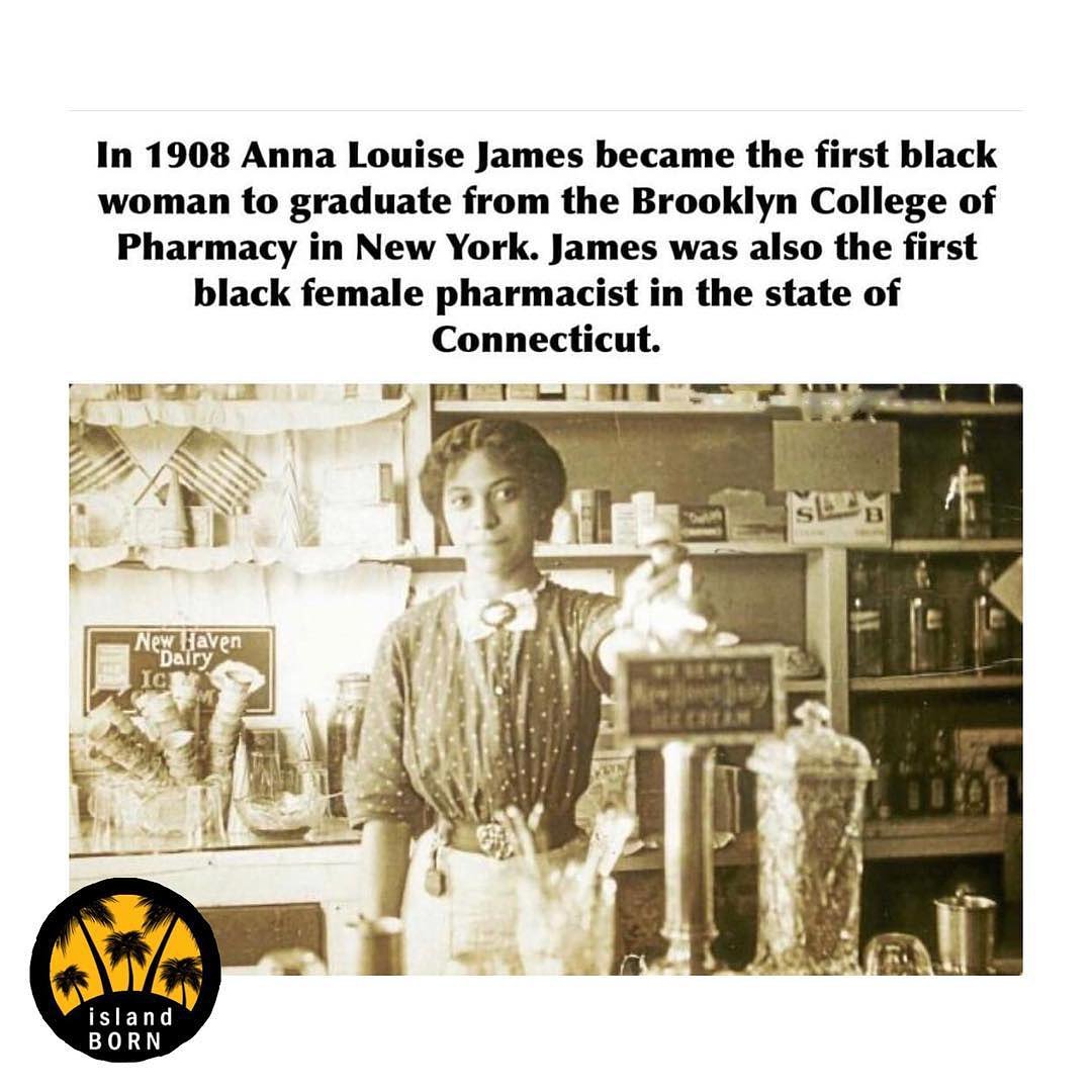WBLS1075NYC's tweet photo. #WBLSWHM: Born in Hartford, Connecticut, #AnnaLouiseJames was the first African-American woman to graduate from the #BrooklynCollege of Pharmacy and she was also the first licensed African-American female pharmacist in Connecticut! 👸🏾 👏🏾👏🏾👏🏾👏🏾🙌🏾
#WHM
#womenshistorymonth https://t.co/3T9zSD1cnI