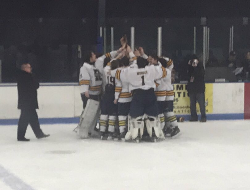 AHSHighlanders's tweet photo. Congrats to RU Hockey!  Regional Champs!! 3-2 in the 2nd overtime. Keep rolling boys!! https://t.co/ZAK1nSWV3K