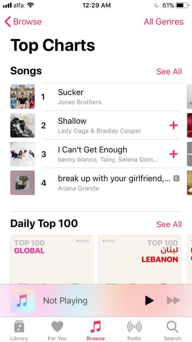 Apple Music Top Charts