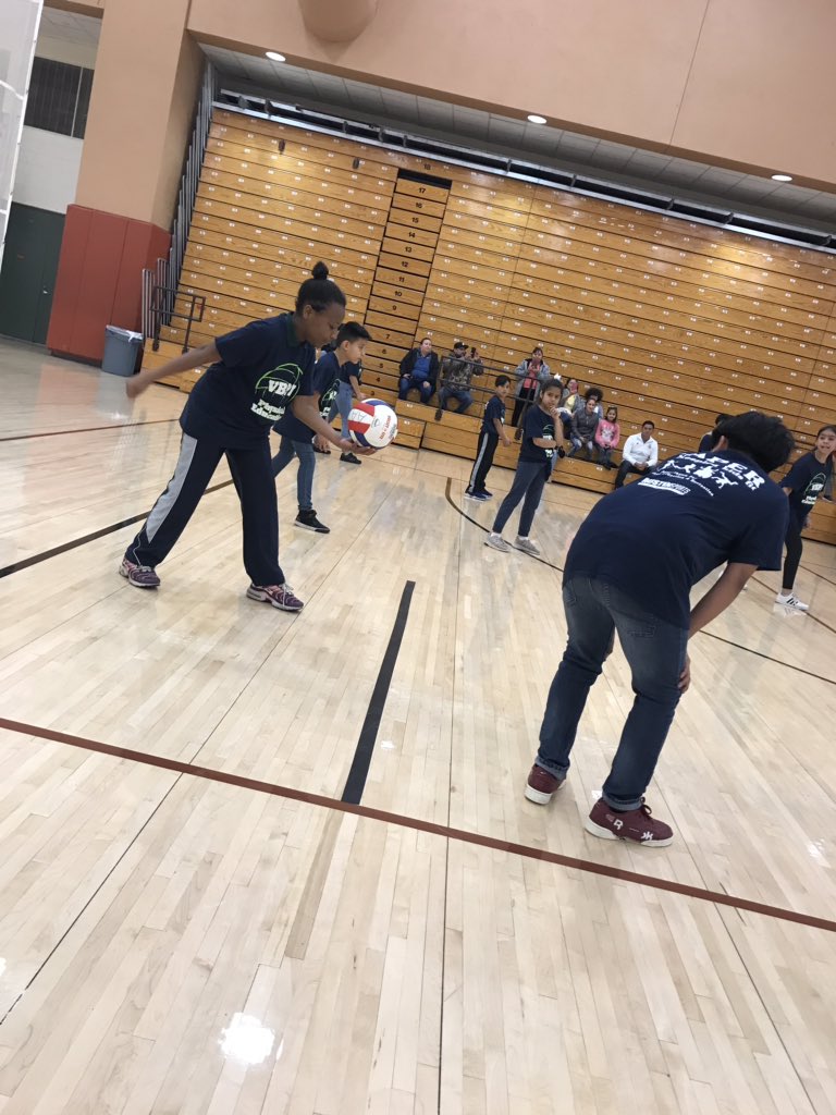 Proud of our 5th graders! Volleyball Play day at UT today was fun, they played well! <a href="/BEMustangPride/">Dr. Gilma Sanchez</a>
