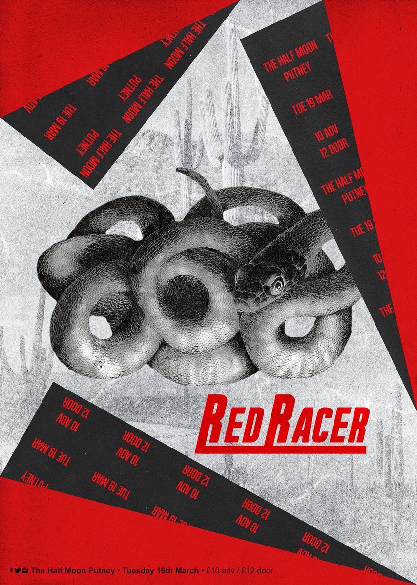 RedRacerMusic's tweet photo. Be sure to get your tickets ... One off show with RedRacer... March 19th at The Halfmoon in Putney, London. https://t.co/lN65U0sNdx